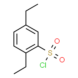 ChemSpider 2D Image | 2,5-Diethylbenzenesulfonyl chloride | C10H13ClO2S