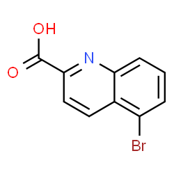 ChemSpider 2D Image | 5-Bromo-2-quinolinecarboxylic acid | C10H6BrNO2