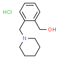 ChemSpider 2D Image | [2-(piperidin-1-ylmethyl)phenyl]methanol hydrochloride | C13H20ClNO