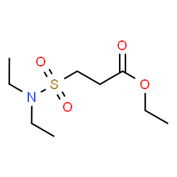 ChemSpider 2D Image | Ethyl 3-(diethylsulfamoyl)propanoate | C9H19NO4S