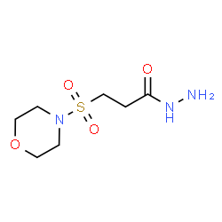 ChemSpider 2D Image | 3-(4-Morpholinylsulfonyl)propanehydrazide | C7H15N3O4S