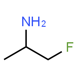 ChemSpider 2D Image | 1-Fluoro-2-propanamine | C3H8FN