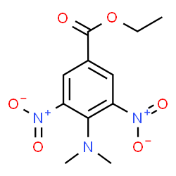 ChemSpider 2D Image | Ethyl 4-(dimethylamino)-3,5-dinitrobenzoate | C11H13N3O6