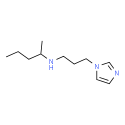 ChemSpider 2D Image | N-[3-(1H-Imidazol-1-yl)propyl]-2-pentanamine | C11H21N3