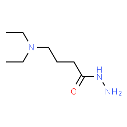 ChemSpider 2D Image | 4-(Diethylamino)butanehydrazide | C8H19N3O