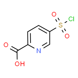 ChemSpider 2D Image | 5-(Chlorosulfonyl)-2-pyridinecarboxylic acid | C6H4ClNO4S