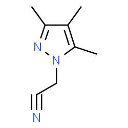 ChemSpider 2D Image | 2-(3,4,5-trimethylpyrazol-1-yl)acetonitrile | C8H11N3