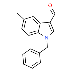 ChemSpider 2D Image | 1-benzyl-5-methylindole-3-carbaldehyde | C17H15NO