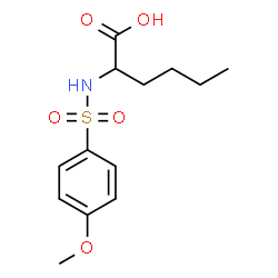 ChemSpider 2D Image | N-[(4-Methoxyphenyl)sulfonyl]norleucine | C13H19NO5S