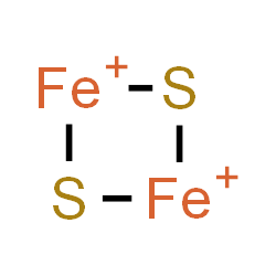 ChemSpider 2D Image | Di-mu-sulfidediiron(2+) | Fe2S2