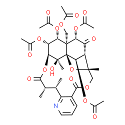 ChemSpider 2D Image | (7beta)-Evonine | C36H43NO17
