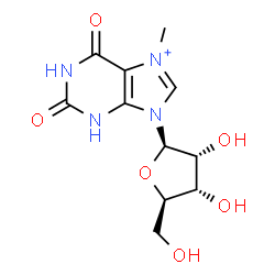 ChemSpider 2D Image | 7-methylxanthosine | C11H15N4O6