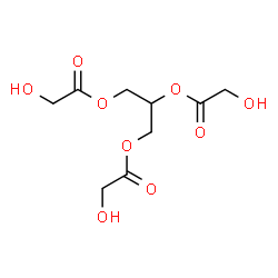 ChemSpider 2D Image | GLYCERYL TRIGLYCOLATE | C9H14O9