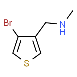 ChemSpider 2D Image | 4-Bromo-N-methyl-3-thiophenemethanamine | C6H8BrNS
