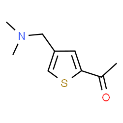 ChemSpider 2D Image | 1-{4-[(Dimethylamino)methyl]-2-thienyl}ethanone | C9H13NOS