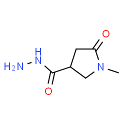 ChemSpider 2D Image | 1-Methyl-5-oxo-3-pyrrolidinecarbohydrazide | C6H11N3O2