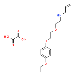 ChemSpider 2D Image | N-{2-[2-(4-Ethoxyphenoxy)ethoxy]ethyl}-2-propen-1-amine ethanedioate (1:1) | C17H25NO7
