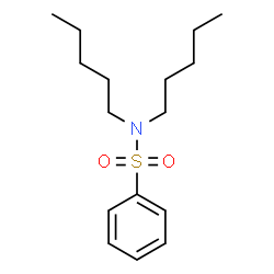 ChemSpider 2D Image | N,N-Dipentylbenzenesulfonamide | C16H27NO2S
