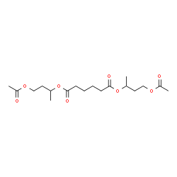 ChemSpider 2D Image | Bis(4-acetoxy-2-butanyl) adipate | C18H30O8