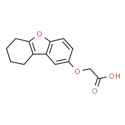 ChemSpider 2D Image | (6,7,8,9-Tetrahydro-dibenzofuran-2-yloxy)-acetic acid | C14H14O4
