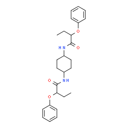 ChemSpider 2D Image | N,N'-1,4-Cyclohexanediylbis(2-phenoxybutanamide) | C26H34N2O4