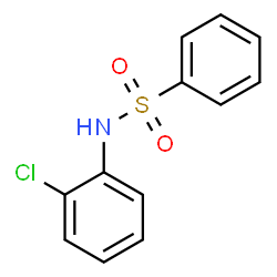ChemSpider 2D Image | N-(2-chlorophenyl)benzenesulfonamide | C12H10ClNO2S
