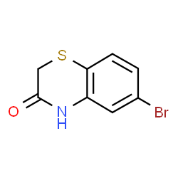 ChemSpider 2D Image | 6-Bromo-2H-1,4-benzothiazin-3(4H)-one | C8H6BrNOS