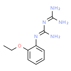ChemSpider 2D Image | 1-(Diaminomethylene)-2-(2-ethoxyphenyl)guanidine | C10H15N5O