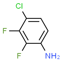 ChemSpider 2D Image | 4-Chloro-2,3-difluoroaniline | C6H4ClF2N