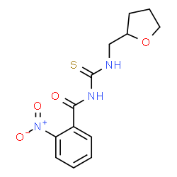 ChemSpider 2D Image | 2-Nitro-N-[(tetrahydro-2-furanylmethyl)carbamothioyl]benzamide | C13H15N3O4S