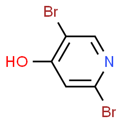 ChemSpider 2D Image | 2,5-Dibromo-4-pyridinol | C5H3Br2NO