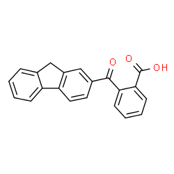 ChemSpider 2D Image | 2-(9H-Fluoren-2-ylcarbonyl)benzoic acid | C21H14O3