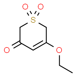 ChemSpider 2D Image | 5-Ethoxy-2H-thiopyran-3(6H)-one 1,1-dioxide | C7H10O4S