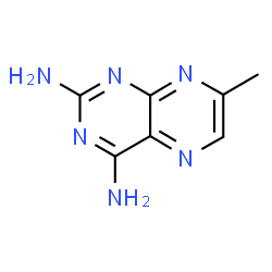 ChemSpider 2D Image | 7-Methyl-2,4-pteridinediamine | C7H8N6