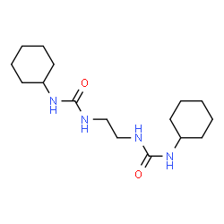 ChemSpider 2D Image | 1,1'-(1,2-Ethanediyl)bis(3-cyclohexylurea) | C16H30N4O2