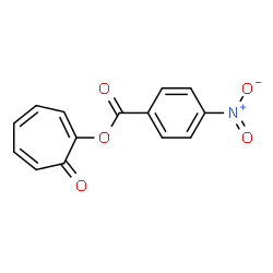 ChemSpider 2D Image | 7-Oxo-1,3,5-cycloheptatrien-1-yl 4-nitrobenzoate | C14H9NO5