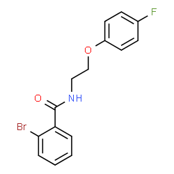 ChemSpider 2D Image | 2-Bromo-N-[2-(4-fluorophenoxy)ethyl]benzamide | C15H13BrFNO2