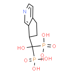 ChemSpider 2D Image | [6,7-Dihydro-5H-cyclopenta[c]pyridin-7-yl(hydroxy)methylene]bis(phosphonic acid) | C9H13NO7P2