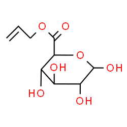 ChemSpider 2D Image | allyl 3,4,5,6-tetrahydroxytetrahydropyran-2-carboxylate | C9H14O7
