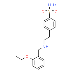 ChemSpider 2D Image | 4-{2-[(2-Ethoxybenzyl)amino]ethyl}benzenesulfonamide | C17H22N2O3S