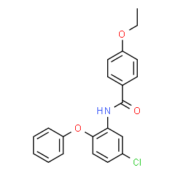 ChemSpider 2D Image | N-(5-Chloro-2-phenoxyphenyl)-4-ethoxybenzamide | C21H18ClNO3