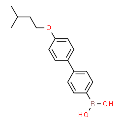 ChemSpider 2D Image | 4-(4-Isoamyloxyphenyl)phenylboronic acid | C17H21BO3