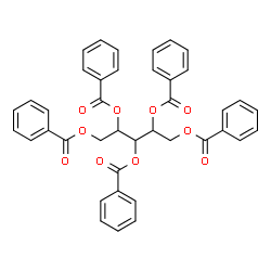 ChemSpider 2D Image | 1,2,3,4,5-Penta-O-benzoylpentitol | C40H32O10