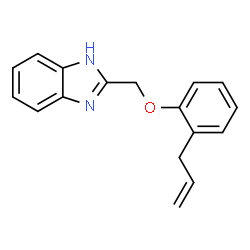 ChemSpider 2D Image | 2-[(2-Allylphenoxy)methyl]-1H-benzimidazole | C17H16N2O