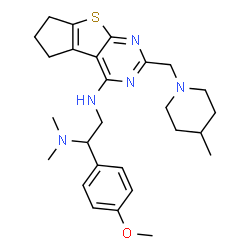 ChemSpider 2D Image | CSID:22461757 | C27H37N5OS