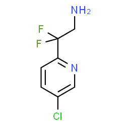 ChemSpider 2D Image | 2-(5-Chloro-2-pyridinyl)-2,2-difluoroethanamine | C7H7ClF2N2
