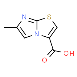 ChemSpider 2D Image | 6-Methylimidazo[2,1-b]thiazole-3-carboxylic acid | C7H6N2O2S