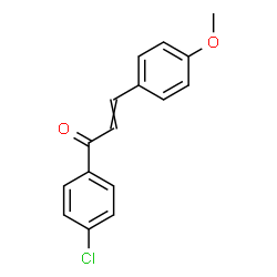 ChemSpider 2D Image | 1-(4-Chlorophenyl)-3-(4-methoxyphenyl)-2-propen-1-one | C16H13ClO2
