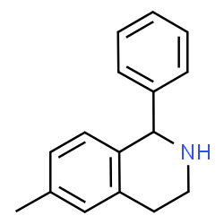 ChemSpider 2D Image | 6-Methyl-1-phenyl-1,2,3,4-tetrahydroisoquinoline | C16H17N