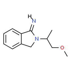 ChemSpider 2D Image | (1E)-2-(1-Methoxy-2-propanyl)-1-isoindolinimine | C12H16N2O